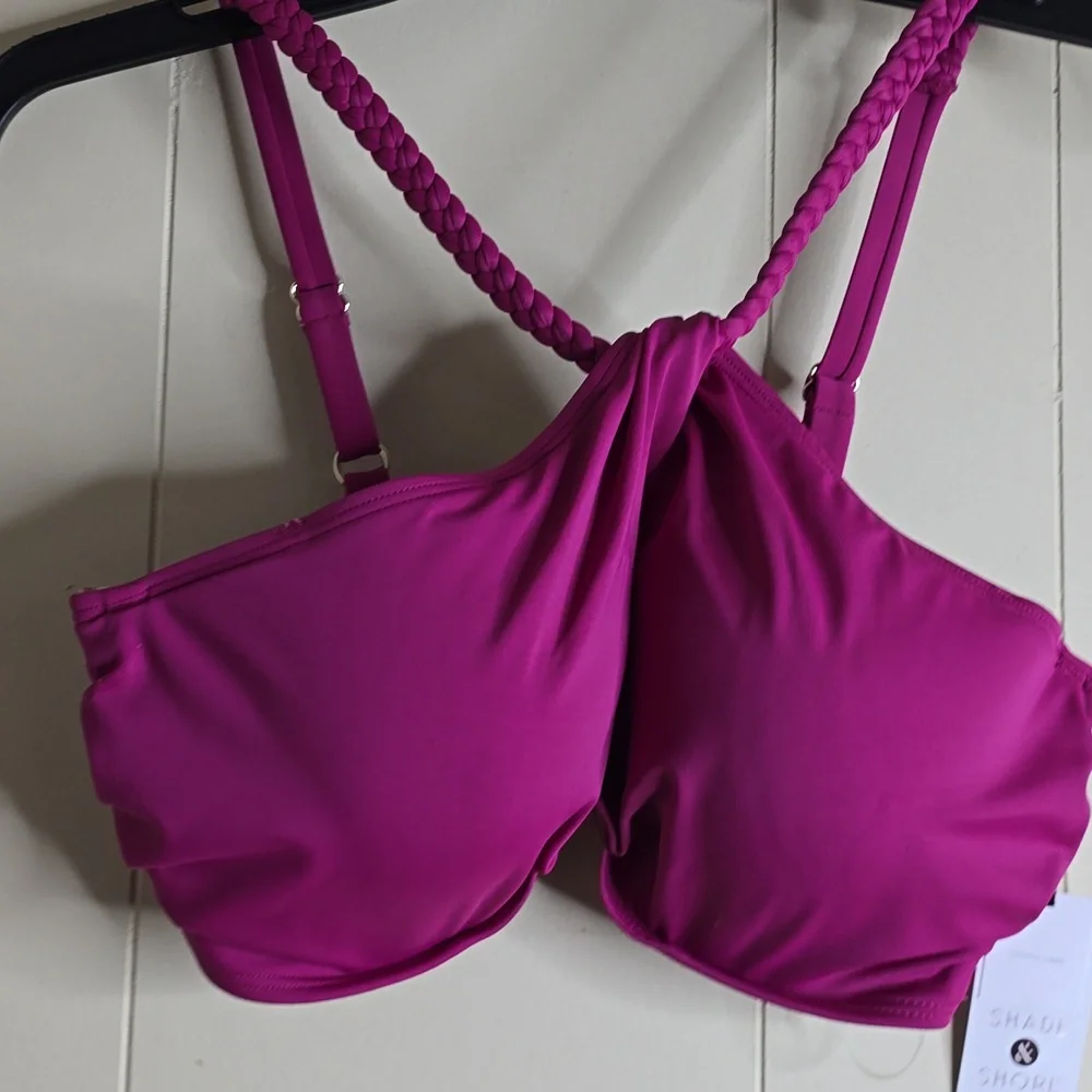 Women's Balconette Underwire Bikini Top Shade & Shore 36C - Picture 3 of 7